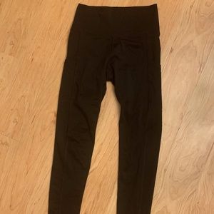Aerie Chill Play Move Leggings, Fleece, Pockets